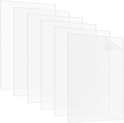 Set van 6 Transparante Acrylaatplaten A3 42 x 29 cm voor Creatieve Projecten, Fotolijsten en Schilderen