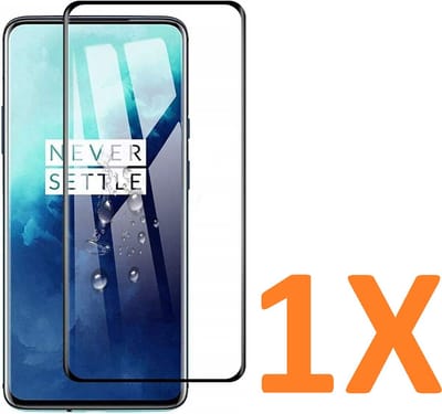 Volledige dekking Screenprotector Glas - Tempered Glass Screen Protector Geschikt voor: Oneplus 7T Pro / Oneplus 7 Pro - 1x