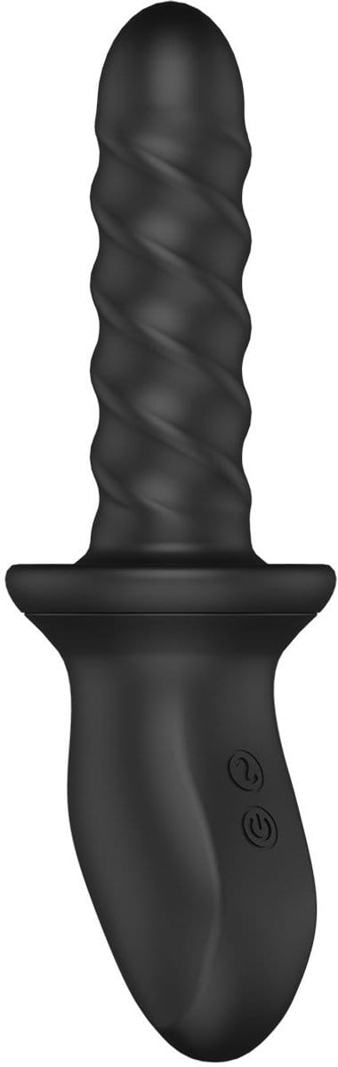 Nexus Ascend Thrusting & Rotating Massager - Zwart - 5 Standen - Duw en Draaibewegingen - Ergonomische Handgreep - IPX7 Waterdicht - Inbrenglengte 10-12 cm - 1 Uur Speeltijd - Oplaadbaar - Golvend Design - Diepgaande Stimulatie - Ritmische Ervaring
