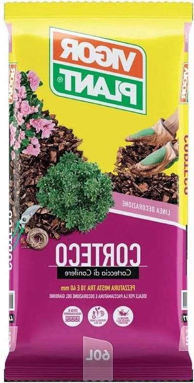 Boomschors - Naaldbomen schors - Planten verzorgen - Natuurlijk organisch product - 60 liter - Bruin