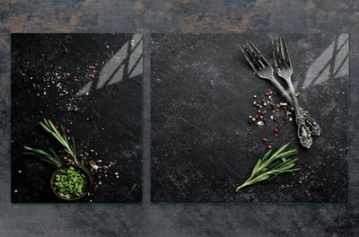 TMK ArtDeko Serie - Snijplank - 100x52 cm - Glas - Veilige Bescherming