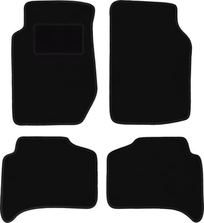 Zwarte veloursmatten voor: Kia Sportage I SUV (1995-2004)