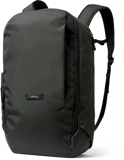 Bellroy Transit Workpack 26L – Geschikt voor 16 laptop – Waterbestendige stof – Doorvoer voor bagage - Groen