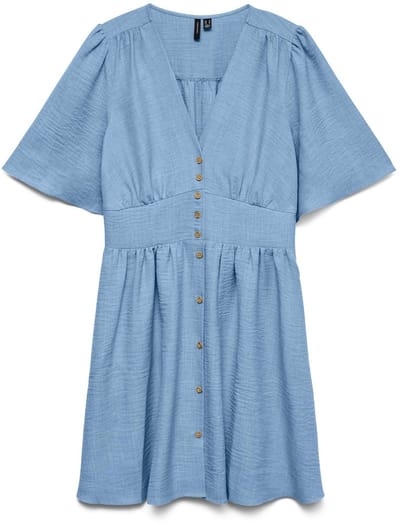 VERO MODA - VMMELANEY 2/4 SHORT DRESS WVN NOOS - Dames - Mini jurken