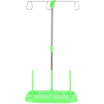 Support de bobine de fil à broder à 3 cônes pour machine à coudre domestique, vert vert