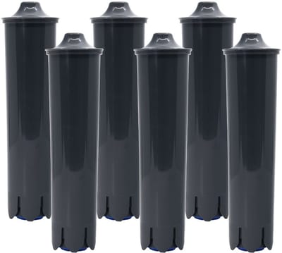 6x Eccellente Grey+ Waterfilter voor Jura – alternatief voor Smart+ filterpatroon (handmatige activatie)