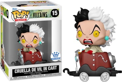 Funko Pop! Train: Disney Villains - Cruella de Vil in Cart #15 Exclusive