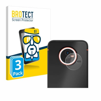 Screenprotector 3 Stuks voor Gigaset GX4 Pro (ALLEEN Camera Lens) Beschermglas transparant