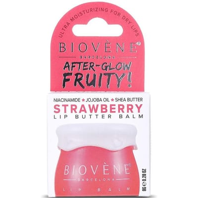Biovene, Aardbei + Niacinamide, Lippenbalsem, 8 g
