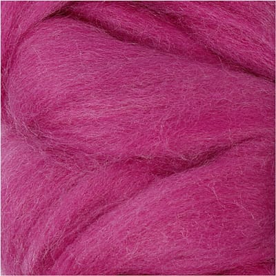 Merino Wol, dikte 21 my, rood paars, 100 gr/ 1 doos