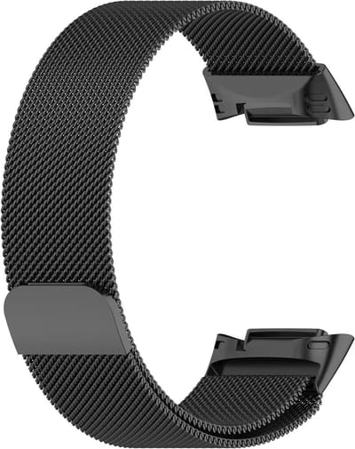 New Age Devi - Milanese band geschikt voor Fitbit Charge 5 - zwart