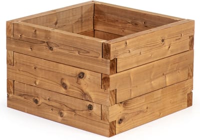 WITBOSCH - Plantenbak - 57 x 57 x 37,5 cm - Modulair design - Thermowood