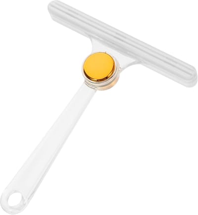 Pluisverwijderaar Tapijt - Stoffen Schraper - Kleding Reinigen - Handmatige Bediening - 14.5 cm Lengte - Transparant