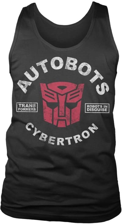 Transformers Autobots Cybertron -tanktop-T-shirt, zwart