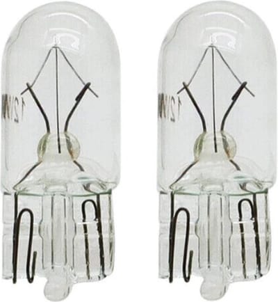 TLVX 2 stuks T10 W5W Origineel Halogeen Steeklampen - Stadslicht Lampen - Interieurverlichting – Kenteken verlichting - Auto Lampen - 3000K Warm Wit Licht - Geel - 12V – 5Watt Steekfitting – W5W Halogeen Instapverlichting (2 stuks)