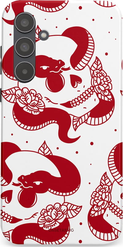 Casetastic Hoesje Geschikt voor Samsung A55 - Stijlvolle Beschermende Duo-layer Case - Beet van de nacht