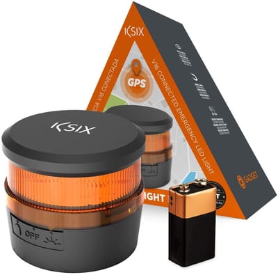 V16 noodbaken verbonden DGT 3.0 KSIX Safety Light IoT
