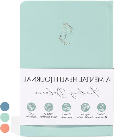 Geleid Dagboek - Mindfulness Planner - Zelfreflectie Ontwikkeling - 6 Maanden Structuur - 218 x 15 cm - Groen