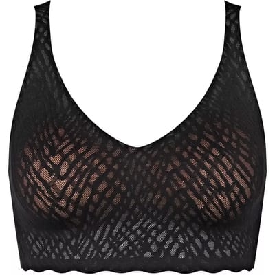 sloggi ZERO Feel Bliss Bralette Dames Beha - Zwart - Maat XS