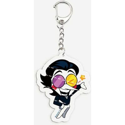 Populaire Game Deltarune Spamton Susie Ralsei Meme Sleutelhangers voor Accessoires Tas Noelle Spamton Sleutelhangers Fans Cadeaus Gamer Vrienden black