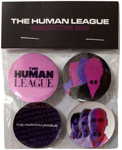 The Human League - Generations Tour '24 Badge/button - Multicolours