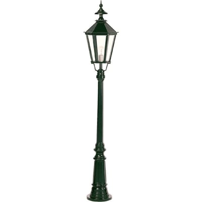 K.S. Verlichting Dublin lantaarnpaal van gegoten aluminium, zwart