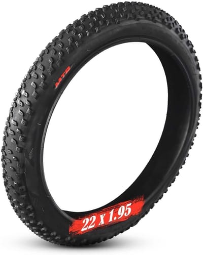 Fietsband 22x1.95 - Buitenband Stadsfiets - Stadsverkeer en Paden - Blokprofiel voor Tractie - 22x1.95 inch - Zwart