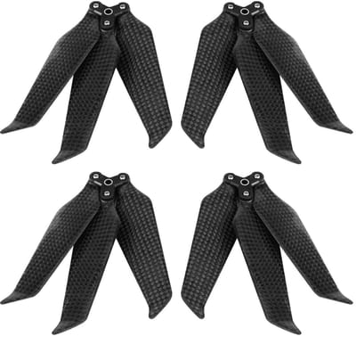 Dailygoody - Carbon Fiber Propellers - Ruisonderdrukking - Lichtgewicht en sterk - 3-Blade - Quick-release - Geschikt voor Mavic 2 Pro/Zoom