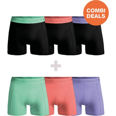 Muchachomalo Boxershort Heren – 6 Pack – 95% Katoen – Heren Ondergoed – Kleding – Stevig Ondergoed – Onderbroeken Heren