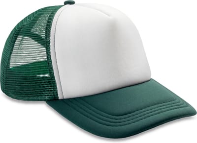 Result Detroit ½ Mesh Truckers Cap RH089 - Bottle/White - One size