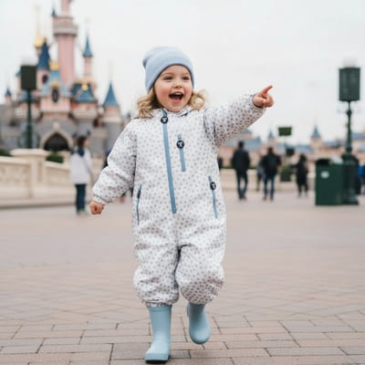 Ducksday Regenpak – Regenoverall – Waterdicht & Ademend – PFAS-vrij – Gerecycled Polyester – Maat 80/86 – Jackie