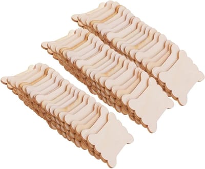 Garen Klossen - Draad Bobbins - Kruissteek Organizer - Botvormig Ontwerp - 240 Stuks - Houtkleur