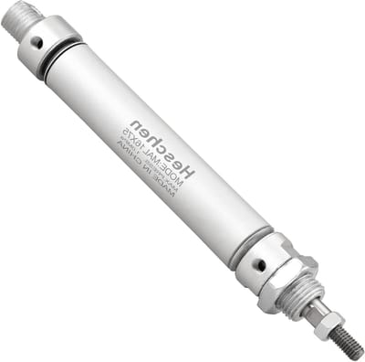 Luchtcilinder - Dubbele Actie Cilinder - Industriële Automatisering - M5 Schroefdraad - 16mm Boring 75mm Slag - Metaal