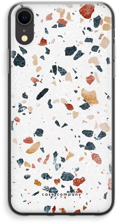 Case Company® - Hoesje geschikt voor iPhone XR hoesje - Terrazzo N°4 - Soft Cover Telefoonhoesje - Bescherming aan alle Kanten en Schermrand