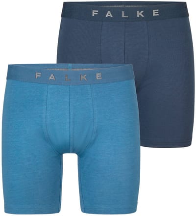 FALKE Daily Comfort Long Leg Colour 2-Pack ademend katoen Multipack Broek van onderlaag heren veelkleurig - maat S