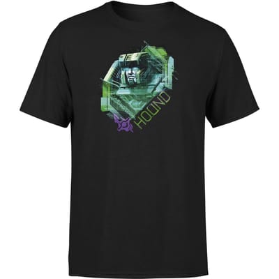 Transformers Hound Glitch Unisex T-Shirt - Zwart - S