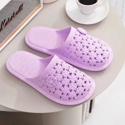 Schoenen met holle gaten Dames Thuiswikkelvoetsandalen Mode Buitenshuis Slippers Stil Antislip Schoenen voor Luie Mensen Koreaans Zomer 37 paars
