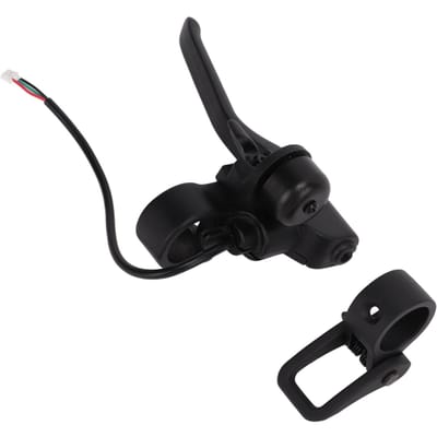 Levier de Frein de Scooter Noir Alliage d'Aluminium Frein à Main de Scooter avec Sonnette Boucle Pliante pour Xiaomi M365 1S PRO PRO2 black