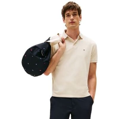 T-shirt Tommy Hilfiger MW0MW17770 RBT REG POLO-ACG NEWSPRINT