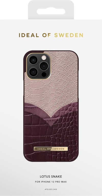 iDeal of Sweden Fashion Case Atelier voor iPhone 12 Pro Max Lotus Snake