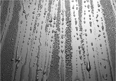 Fotobehangkoning - Behang - Vliesbehang - Fotobehang - Summer drizzle - Regendruppels - 400 x 280 cm
