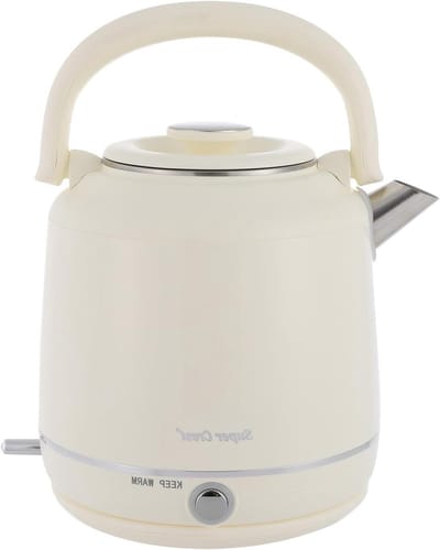 Elektrische Waterkoker - Snelkoker - Warme Dranken Maken - Warmhoudfunctie - 2.5 Liter - Beige