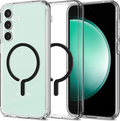 Spigen Geschikt voor Samsung Galaxy S23 FE 5G - Geschikt voor Mag - Ultra Hybrid OneTap - Back Cover Hoesje - Transparant
