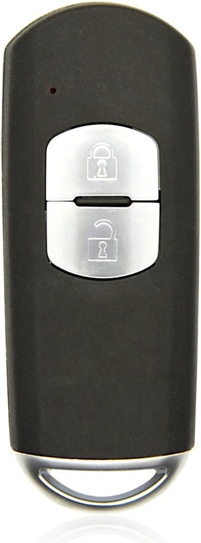 XEOD Autosleutelbehuizing - sleutelbehuizing auto - sleutel - Autosleutel geschikt voor Mazda Smartkey 2 knops