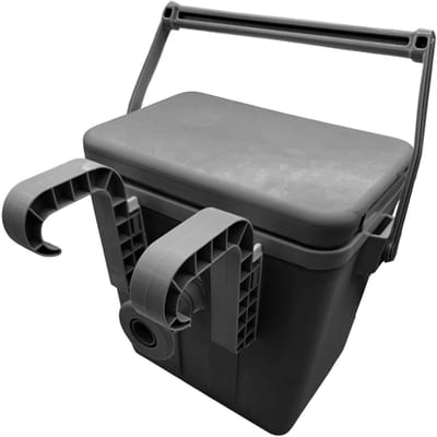 Geïsoleerde Zwembadkoeler - Draagbare Koelbox - Dranken Koel Houden - Veilig Ophangsysteem - 29.5x29x20cm - Zwart