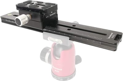 240mm Rail Nodal Slide Metalen Quick Clamp, Dubbele Dovetail Camera Bevestiging met Dubbelzijdige Klem, Geschikt voor Arca Swiss Camera's en Accessoires