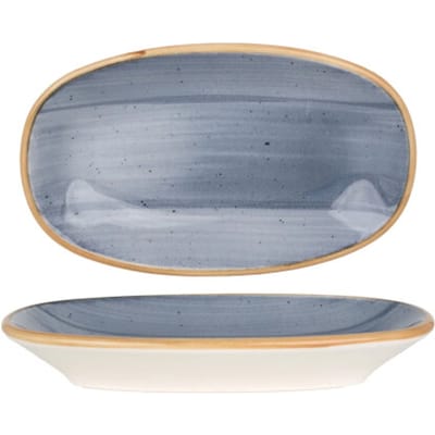 Bonna Serveerschaal - Aura Dusk - Porselein - 15x8.5 cm - set van 4