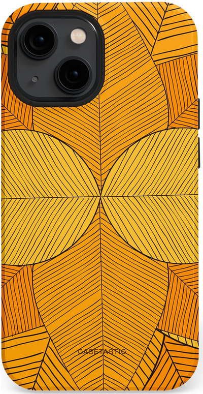 Casetastic Hoesje Geschikt voor Apple iPhone 13 Mini Magsafe - Stijlvolle Beschermende Duo-layer Case - Rasterblad