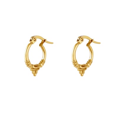 Oorbellen vintage stijl - Yehwang - Oorringen - One size - Goud