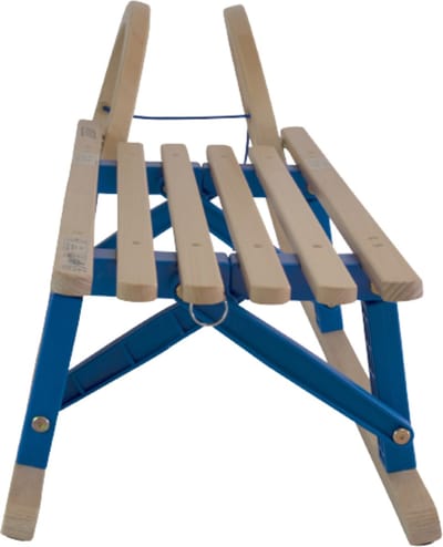 Opvouwbare houten slakkenslee - 100cm